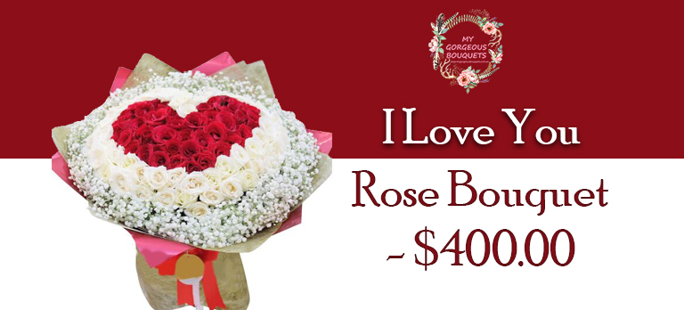 I Love You Rose Bouquet Priced at $400