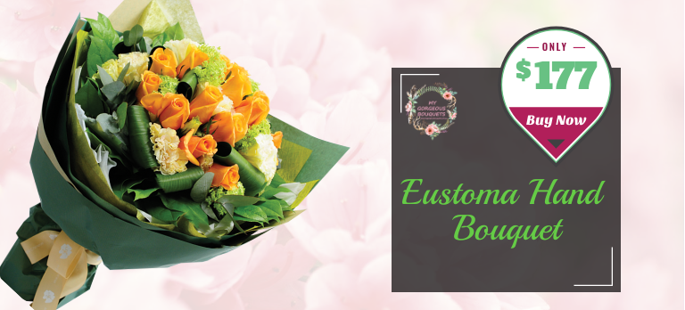 Eustoma Hand Bouquet